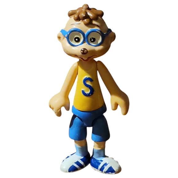 Vtg 84 Alvin & The Chipmunks Simon Action Figure Toy Moveable Legs Arms Head - Picture 2 of 3